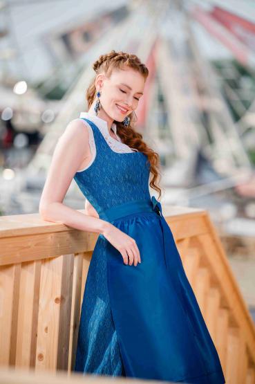 Dirndl Wioletta blau 70cm 34 | blau